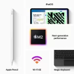 Discover the Amazing Features of the Apple 2022 12.9-inch iPad Pro (Wi-Fi + Cellular, 128GB) – Silver (6th Generation)