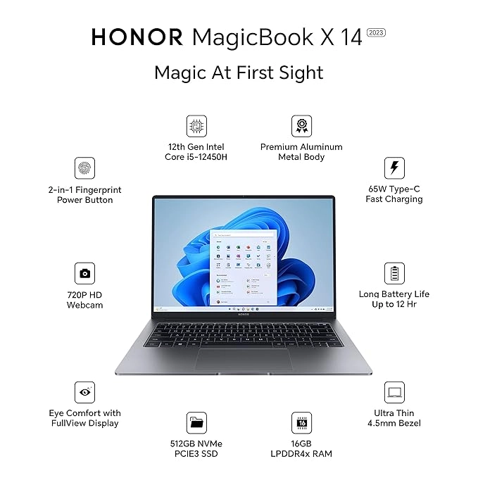 Honor MagicBook X14 12th Gen Intel Core i5 16GB/512GB
