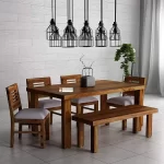 Experience Timeless Elegance: KENDALWOOD™ Sheesham Wood Dining Table & Chairs – The Perfect Addition to Your Dining Room!